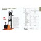 Electric reach stacker, 1500 kg, Clark Tech, height up to 4.5 meters